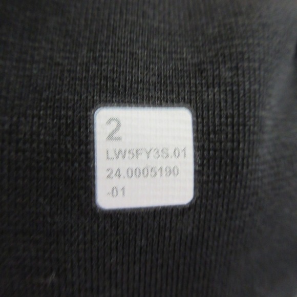 Lululemon Wunder Train Mesh High Rise Tight 25" Women 2 Black Workout Yoga 136 - Picture 3 of 9
